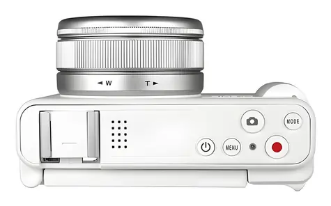 Yashica City 100 biela / Kompaktný fotoaparát / 13 Mpix / 3x zoom / výklopný LCD