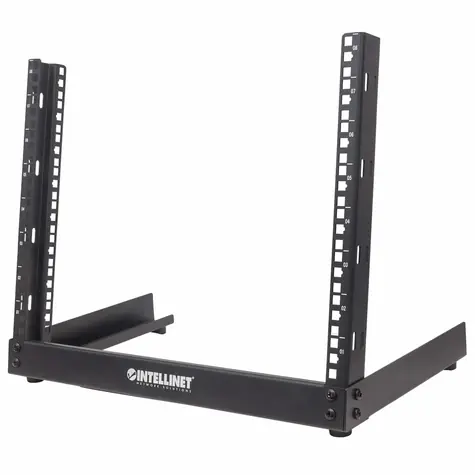 Intellinet 714648 čierna / Rozvádzač / Voľne stojace / 19" / 8U / Flatpack