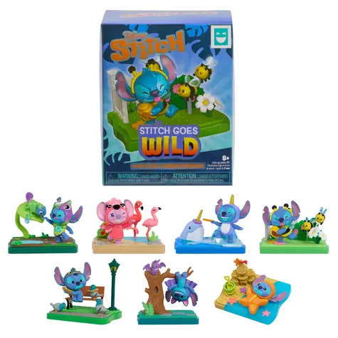 JUST PLAY Zberateľská figúrka Stitch Goes Wild / Figúrka / cca 8 cm / od 3 rokov