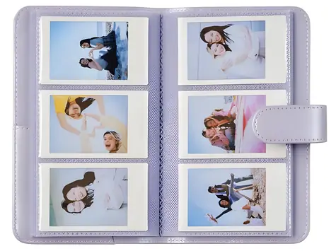 Fujifilm Instax Mini 13 Album Dreamy Purple / Fotoalbum / Pre instax mini fotografie / 108 fotografií / PU koža