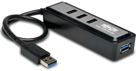 EATON U360-004-MINI / USB hub / 4 porty / USB-A 3.2 Gen 1 / 5 Gbit/s