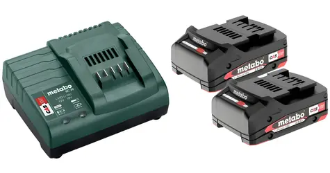 Metabo Basic-Set 2x 2.0Ah / Akumulátory / 18V / 2 Ah / LiPower
