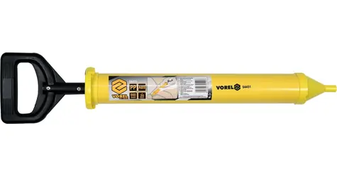 Vorel Výtlačná škárovacia pištoľ špicatá hubica / Vytlačovacia pištoľ / Tryska 10 mm / Dĺžka 660 mm