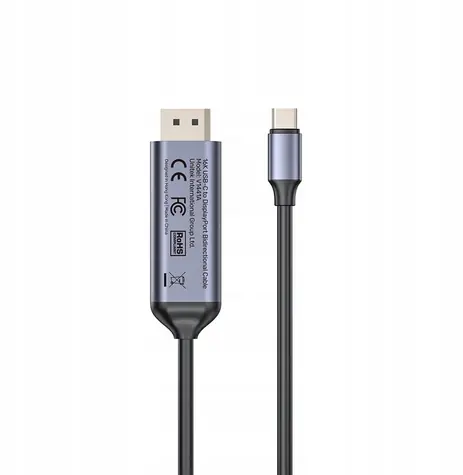 Unitek V1441AGY01 / Kábel USB-C - DisplayPort / Obojsmerný / 16K / 80 Gbit/s / HDR / 1,8 m