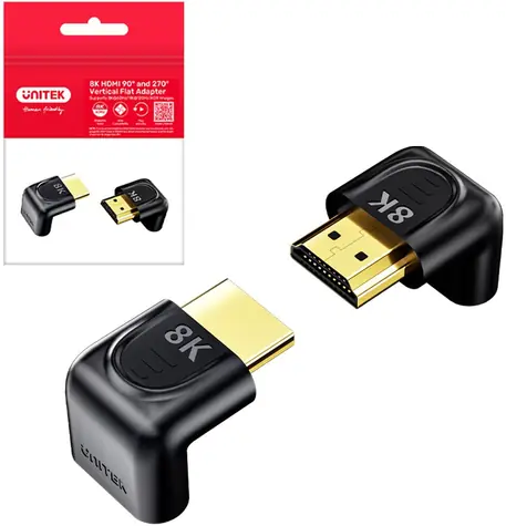Unitek A1046ABK03 čierna / Adaptér HDMI - HDMI