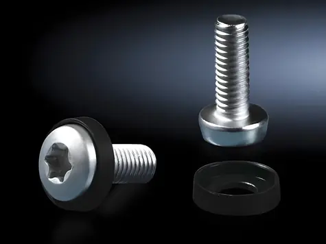 Rittal Skrutky M5 16 mm strieborné / Skrutky do racku / M5 / 16 mm / 50 ks