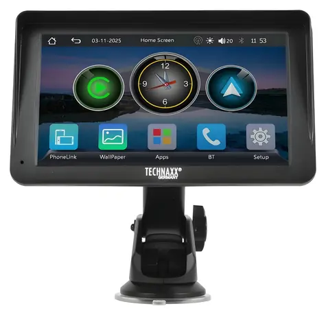 Technaxx TX-361 čierna / Multimediálny displej / 7 "/ CarPlay / Android Auto / DAB+ / Bluetooth