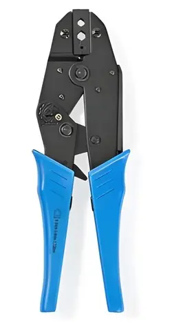 Nedis krimpovacie kliešte BNC/F/RG58/RG59 čierna, modrá / Krimpovacie kliešte / Račňové / Kov, PVC
