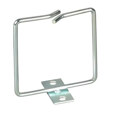 EFB Krúžok na káble 80x80 mm / Krúžok na káble / pre 19" rozvádzač / oceľ / hliníková