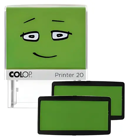 Colop little NIO zelená / Pečiatkovací vankúšik / náhradný / 2 ks