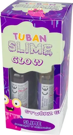 Tuban Sada na výrobu slizu Glow in the Dark / Kreatívna súprava / svietiaca v tme / od 6 rokov
