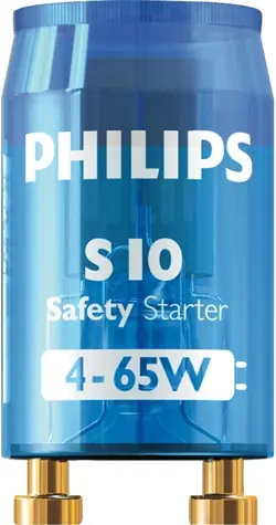 Philips S10 / Štartér pre žiarivky / 4-65W / 220-240V / biela