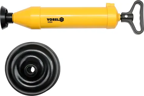 Vorel 55505 / Čerpadlo na čistenie odpadov / Zvon / 2 hubica O135 a 63 mm