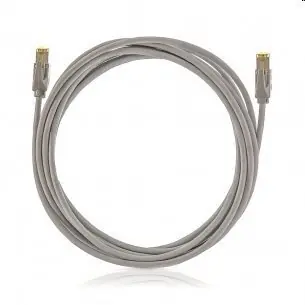 KELine Patch kábel Cat5e FTP sivý / Patch kábel / 10 m / LSOH