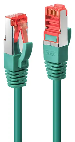 Lindy Cat6 S/FTP zelená / Patch kábel / RJ-45 / 1,5 m / 250 MHz