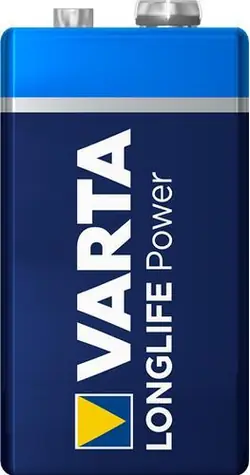 Varta LONGLIFE Power 9V Block / Batéria / Zinok-oxid manganičitý (Zn/MnO2) / 2 ks
