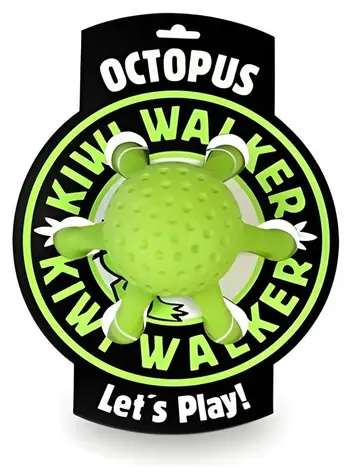 Kiwi Walker Chobotnica Mini zelená / Plávacia hračka pre psa / TPR pena / 12 cm