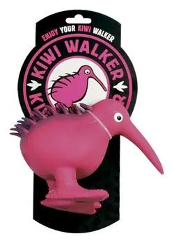 KIWI WALKER Kiwi M ružová / Hračka pre psov / pískacie / latex / 11,5 cm