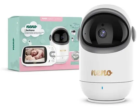 Neno Berkano biela / Detská pestúnka / video / dosah 260 m / nočné videnie / LCD displej