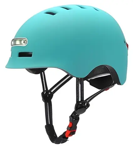 BLUETOUCH Helma na kolobežku s LED modrá / Helma / veľkosť S/M / LED osvetlenie