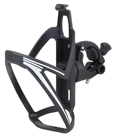 Pro-T 110 čierno-biela / Košík na bicykel / Plast / Uchytenie na riadidlá