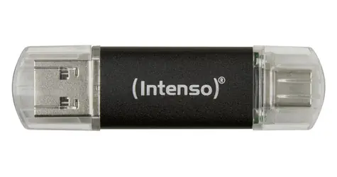 INTENSO Twist Line 128GB antracitová / Flash disk / USB-A + USB-C / USB 3.2 Gen 1 / 70 MB/s