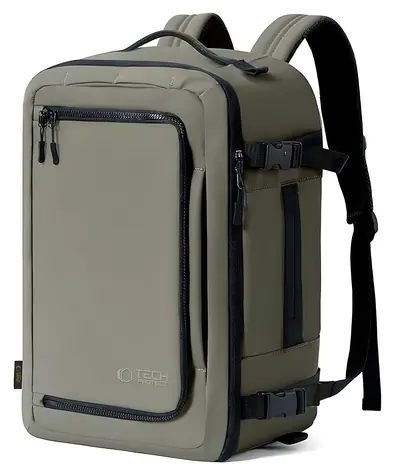 Tech-Protect Defender S50 zelená / Batoh / 20L / pre notebook / Ryanair & Wizz Air