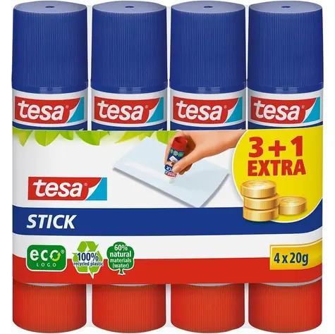 Tesa Stick ecoLogo / Lepiaca tyčinka / 20 g / 4 ks