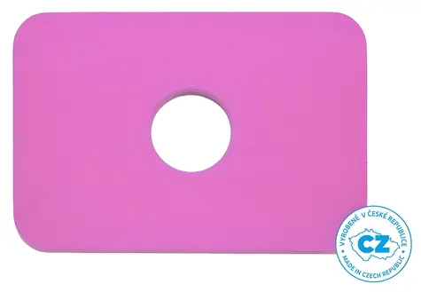 Marimex Plavecká doska Obdĺžnik ružová / Plavecká doska / 300 x 200 x 38 mm / pena EVA