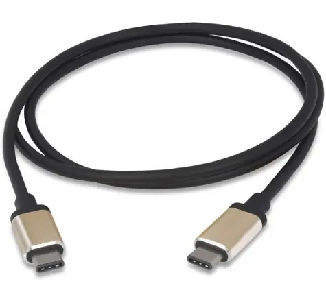 PremiumCord USB-C - USB-C čierna / Kábel / USB 3.1 / 10 Gbps / hliníkové konektory / 0,5 m