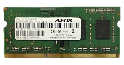 AFOX 8GB DDR4 2666 MHz / Pamäťový modul / SO-DIMM / 1,2 V / Pre notebooky