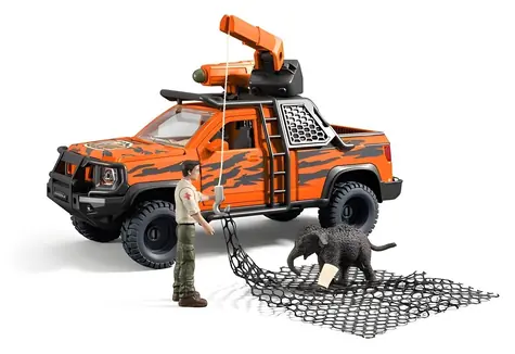 Schleich Auto Dobrodružné vozidlo v džungli / od 3 rokov / WILD LIFE