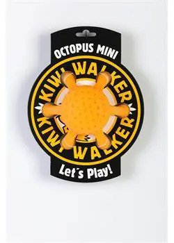 Kiwi Walker Plávacia chobotnica Mini oranžová / Hračka pre psov / TPR pena / 12 cm