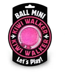 Kiwi Walker Plávacia loptička Mini ružová / Hračka pre psov / TPR pena / 5 cm