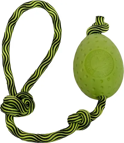 KIWI WALKER Hračka pre psov Vajíčko Maxi zelená / Hádzacia a plávacia / TPR pena / 8,5 cm