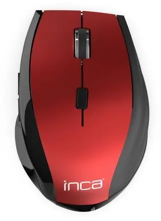 INCA IWM-500GLK / Myš / Bezdrôtová 2.4 GHz / Ergonomická / Laserová / 1600 DPI / 6 tlačidiel