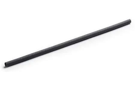 Bamboo EURO STRAWS Cocktail 5x140mm antracitová čierna / Minerálna slamka / 250 ks