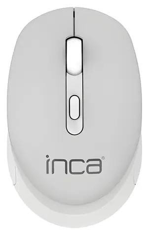 INCA IWM-243RG sivá / Bezdrôtová myš / Tichý klik / 1600 DPI / 2.4 GHz / 2 tlačidlá