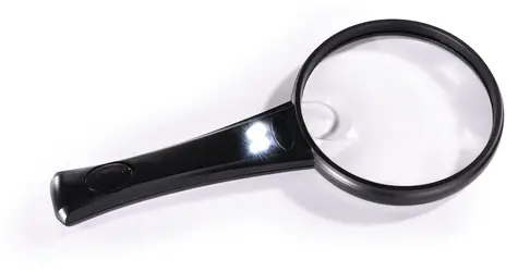 HAMA Basic 90 LED / LED čítacia lupa / O 90 mm / 2 LED / bifokálna
