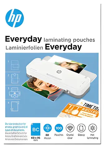 HP Everyday vizitka 60x95mm / Laminovacia fólia / 80 mic / lesklá / 100 ks