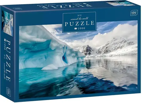 INTERDRUK Puzzle Around the WORLD: Antarktída / 1000 dielikov / 67 x 48 cm