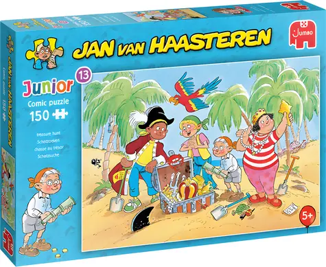 JUMBO Puzzle JvH Junior 13: Honba za pokladom / 150 dielikov / od 5 rokov
