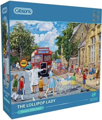 GIBSONS Puzzle Dáma so značkou / 1000 dielikov / 68 x 49 cm