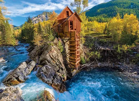 EUROGRAPHICS Puzzle Crystal Mill, Colorado / 1000 dielikov / 68 x 48 cm