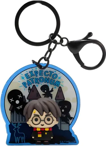 Prívesok na kľúče Harry Potter / Kľúčenka / Kovová spona / 3D spracovanie