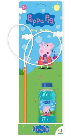 DODO Mega bublifuk Prasiatko Peppa 450 ml / Bublifuk / od 3 rokov