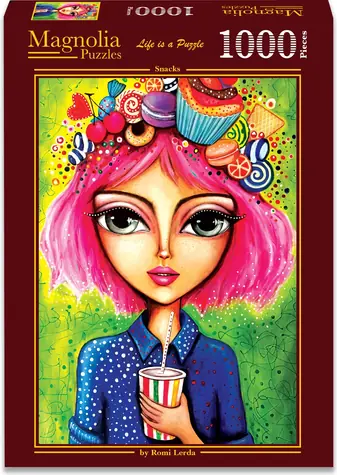 MAGNOLIA Puzzle Snacks / 1000 dielikov / 48 x 68 cm