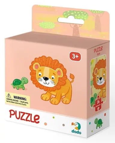 DODO Puzzle Lev / 16 dielikov / 22 x 22 cm