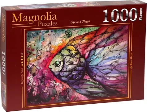 MAGNOLIA Puzzle Rybky / 1000 dielikov / 68 x 48 cm