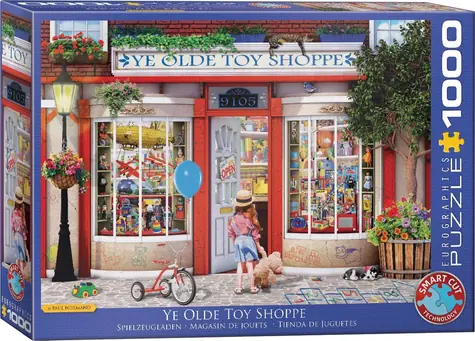 EUROGRAPHICS Puzzle Staré hračkárstvo / 1000 dielikov / 68 x 48 cm